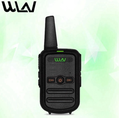WLN KD-C51 UHF 400-470MHZ 16 Channel Two-Way Walkie Talkie Radio 5W  BLACK