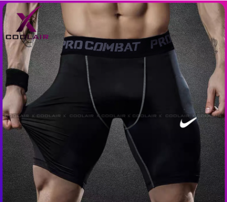 NK,1/2 (Black) Compression Cycling Short/Swimming Trunks Unisex Cool Air Sports Tights Pants Running