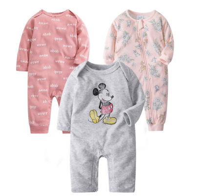 Newborn Baby Romper Baby Pajamas Comfortable Soft Overalls Jumpsuit