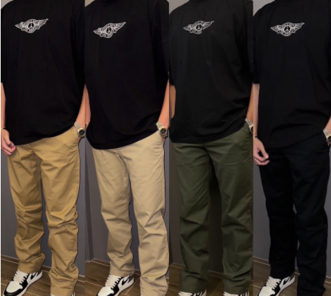 Chino Pants Straight Fit American Brand