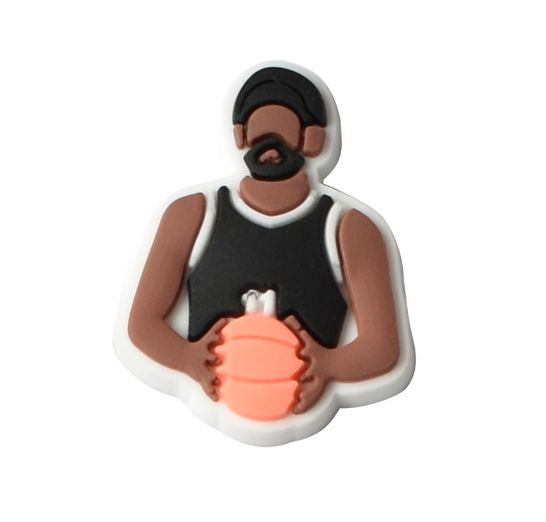 Cute Curry Basketball Jibbitz Kobe Shoe Charms Lakers Bryant Jibitz Croc Charm NBA Croc Jibbits Pin for Men Shoes Accessories Decoration B13