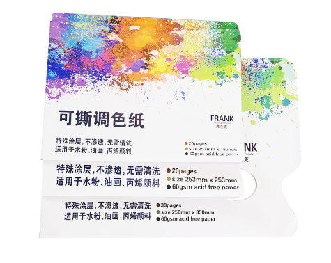SeamiArt 20 30 Pages Tearable Paper Palette Pad For Acrylic Oil Gouache Paint Single Use Palette