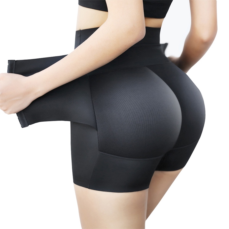WECHERY Women Waist Trainer Push Up Padded Panties Seamless Underwear Butt Lifter High Waist Pant