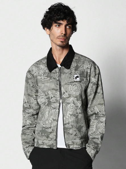 SUMWON Workwear Jacket With All Over Print