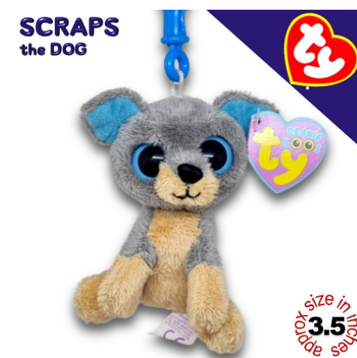 TY Key Clips-Chains Bag Charm Hanging Plushie Stuffed Toy Collection TYCC27