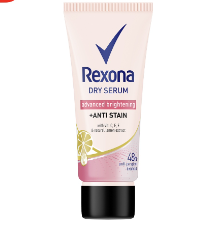 Rexona  Women Dry Serum Advanced Brightening + Anti-Stain 50ml
