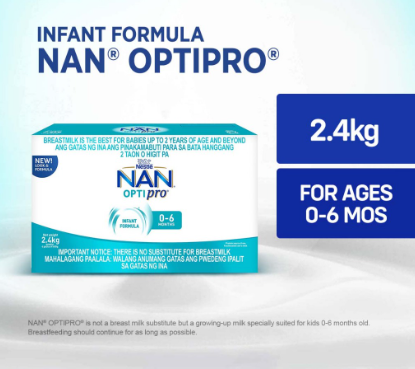 NAN OptiPro One Infant Formula for 0-6 Months 2.4kg