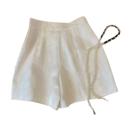 Lovito Women Basic Shorts LNE20142 (White)