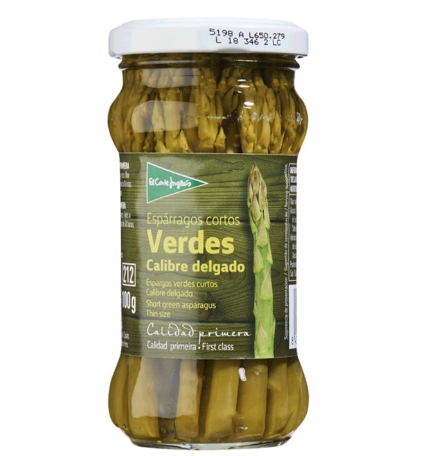 El Corte Inglés Short Asparagus 185g