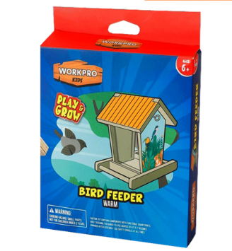 Workpro Kids Warm Bird Feeder Wooden Toy