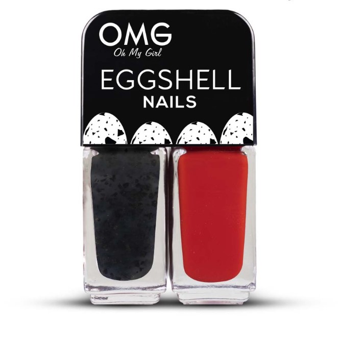 OMG Eggshell Nail Polish Sparrow  5ml x 2