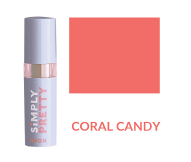 Avon Simply Pretty Coral Candy Colorbliss Lipstick