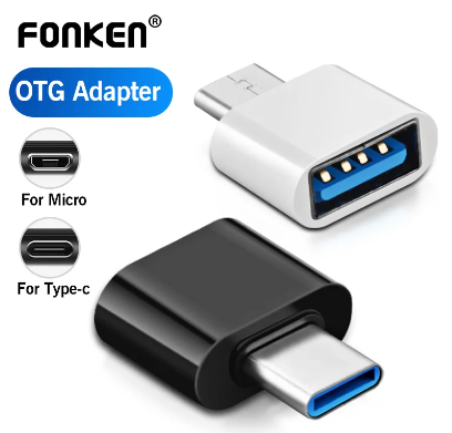 FONKEN OTG Type C To Usb Adapter 2.0 Micro Usb Phone Adapter Usbc Smartphone Laptops To Usb Mouse Gamepad Flash Disk Otg Plug