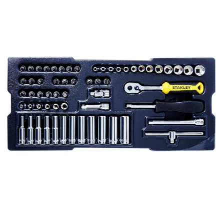 Stanley STSTMT741758 60Pcs 1/4" Dr Metric Socket Set Module