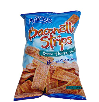 Oishi Marty's Baconette Strips Bacon- Flavored Snack 90g