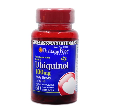 Puritans Pride Ubiquinol 100MG 60 Softgels