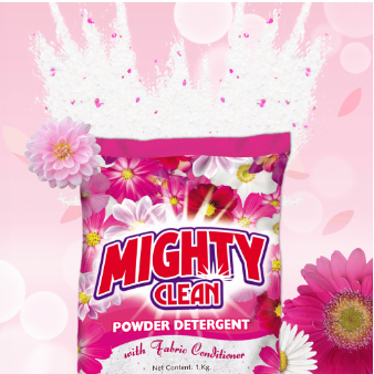 Mighty Clean Detergent Powder Floral Blossom - Powder (Pink) - 1 kilo