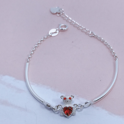 Silver Korean Fashion Jewelry KB25 Kids Bracelet