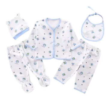 5PCS/Set Newborn Baby Clothes Infants Clothing Suit Outfits boy girl 0-3 months