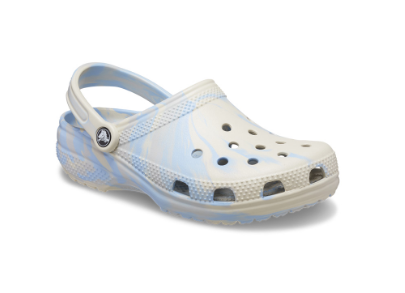 Crocs Classic Marbled Clog in Blue Calcite Multi