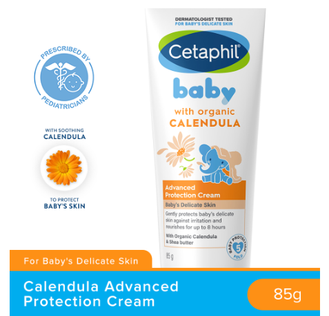 Cetaphil Baby Advanced Protection Cream 85g [Organic Calendula and Sunflower Seed Oil / Dry Skin]