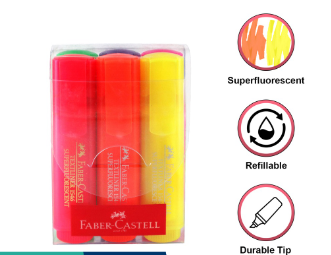 Faber-Castell Textliner 1546 (6 colors) [12SP154615]