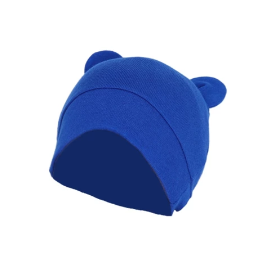 Some Cute Ears Baby Hat Solid Color Beanie Cap Newborn Infants Toddler Autumn Winter Bonnet BB3