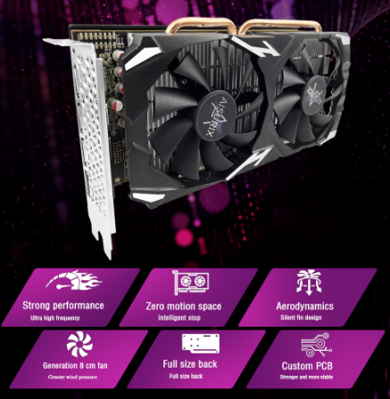AISURIX 100% New Graphics Card RX 580 8GB Gaming GDDR5 256Bit Computer GPU Video card for Radeon AMD