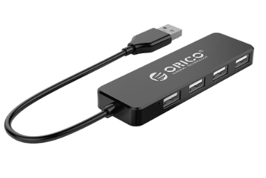USB Hub ORICO FL01 4 Port USB 2.0 Splitter OTG Adapter for Laptop Desktop