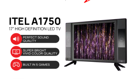 ITEL A1750 17” HD LED TV  Super Bright Vivid Color Display | Sound Quality | Multiple Connection