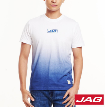 Jag Men's Ombre Rugged Boxy Fit Tee