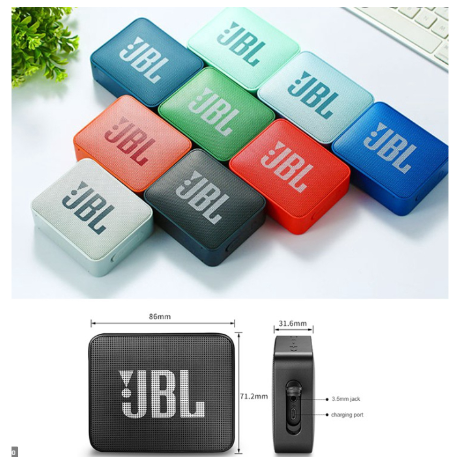 GO2 Wireless Bluetooth Speaker Subwoofer Portable Outdoor Mini Subwoofer IPX7 Waterproof