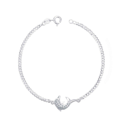 Silver Korean Fashion Jewelry B072 Ladies Bracelet