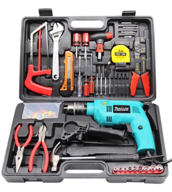 Makita Electric impact Drill Tool Set