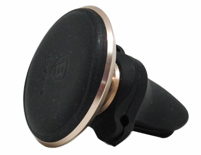 Baseus Car Mount Holder Magnetic Air Vent with Cable Clip SUGX-AOV (Black & Gold)