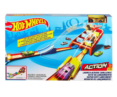 Hot Wheels Launch Across Challenge Track Set