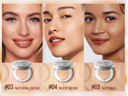 SACE LADY Oil Control BB Cushion Foundatiaon Waterproof Long Lasting Full Coverrage Natural Finish SPF 30+ Face Makeup