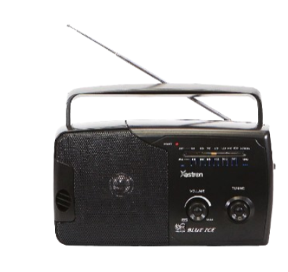 Astron Blueice Portable AM/FM Radio