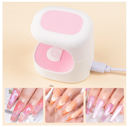 6W Mini Nail 60s Fast Dryer UV LED USB Lamp Manicure Egg Design Machine Single Finger Nail Art Tool Gel Curing With USB Free