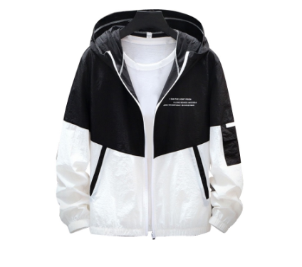 Unisex Jacket with Hood | Windbreaker Jacket with Zipper and Hood for Fashion, Hiking, etc.