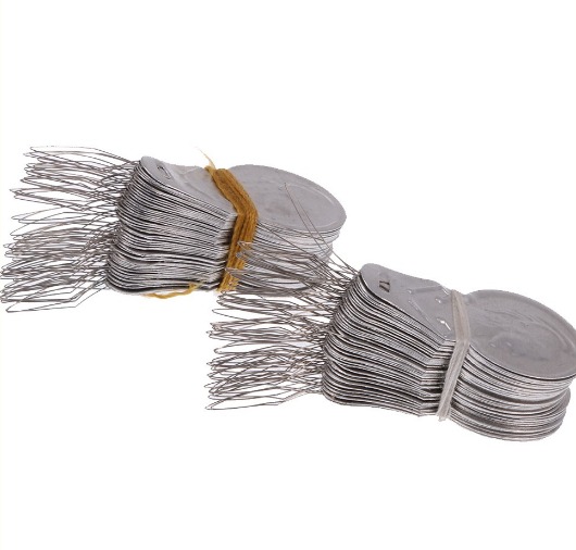 100pcs Wire Loop Needle Threader Stitch Insertion Sewing Craft Tools