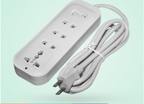 Omni Extension Cord Set With Universal Outlet And Switch 2 Meters - Wer-103-Pk