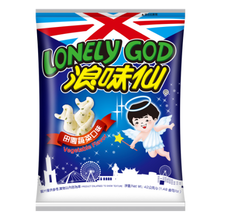 Want Want Lonely God Rice Cracker Original Flavor 30g