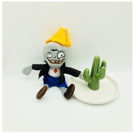 10cm Plants vs. Zombies Plush key chain PVZ Plush Doll Pendant Peashooter Sunflower Ice Dolls Zombie Rag Accessories Doll PVZ16