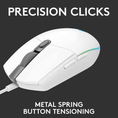 [ONLINE EXCLUSIVE] Logitech G203 2nd Gen 8,000 DPI, LIGHTSYNC RGB Wired Gaming Mouse