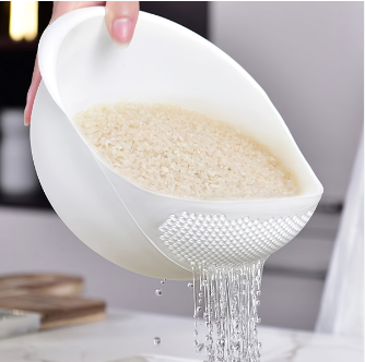 Rice Washing Sieve Drain Basket Kitchen Supplies Household Multifunctional Plastic Vegetable Washing