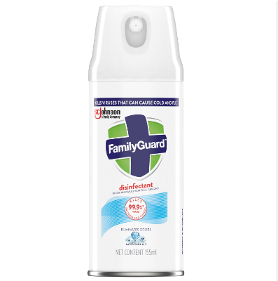 FamilyGuard Disinfectant Room & Multi-Surface Spray Aerosol Mountain Air 155ml