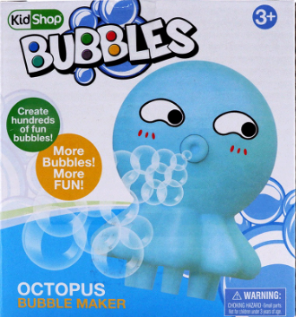 KidShop Blue Octopus Bubble Maker