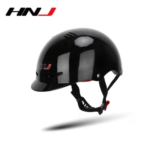 HNJ Mob-1 Plain Motorcycle Bike Nutshell Open Face Helmet OFH11