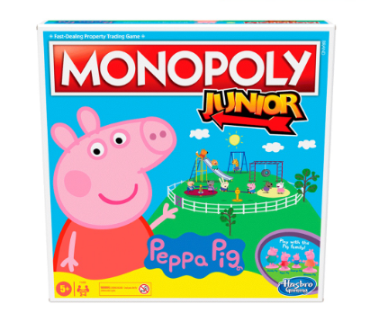 Hasbro Gaming Monopoly Junior Peppa Pig Board Game